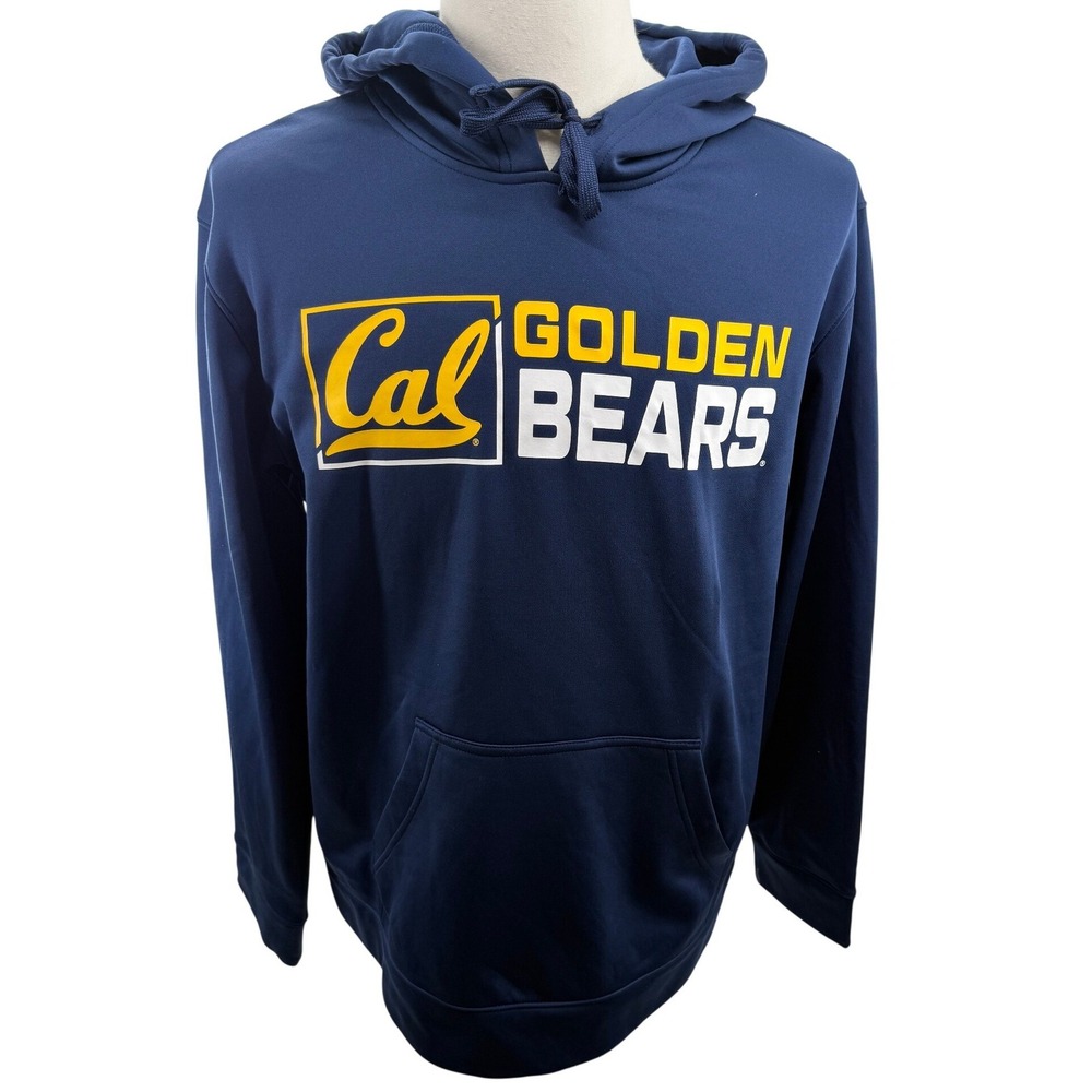 Fanatics Cal Golden Bears Navy‎ Blue Hoodie Mens Large NCAA Sweatshirt NEW